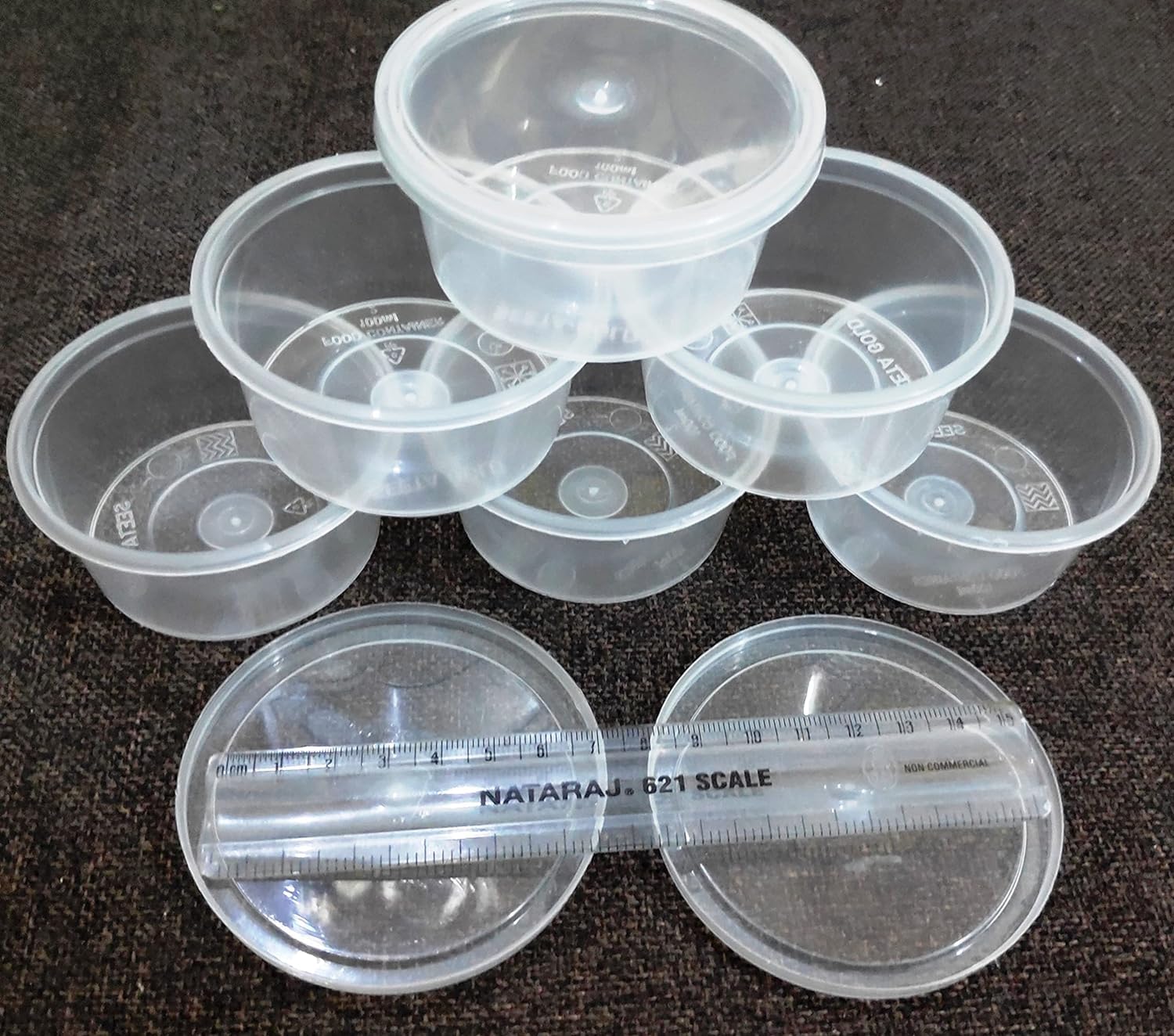 Get-Set-Go! 100 ML 12pcs Small/Tiny Plastic Containers with Lid for Storage 100ml (Semi Transparent) (100ML-12 Pack) (B0BZT4TWH7) Amazon Price History, Amazon Price Tracker