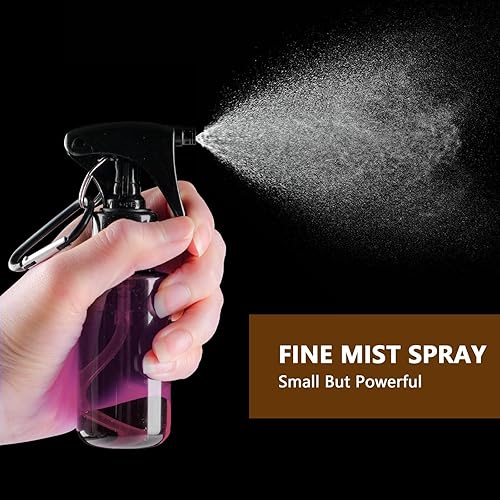 Miniatura 6 de TANSHINE Botella de spray pequeña de 1.7 fl oz, botellas de espray de agua de tamaño de viaje, botella de spray portátil desinfectante de manos con