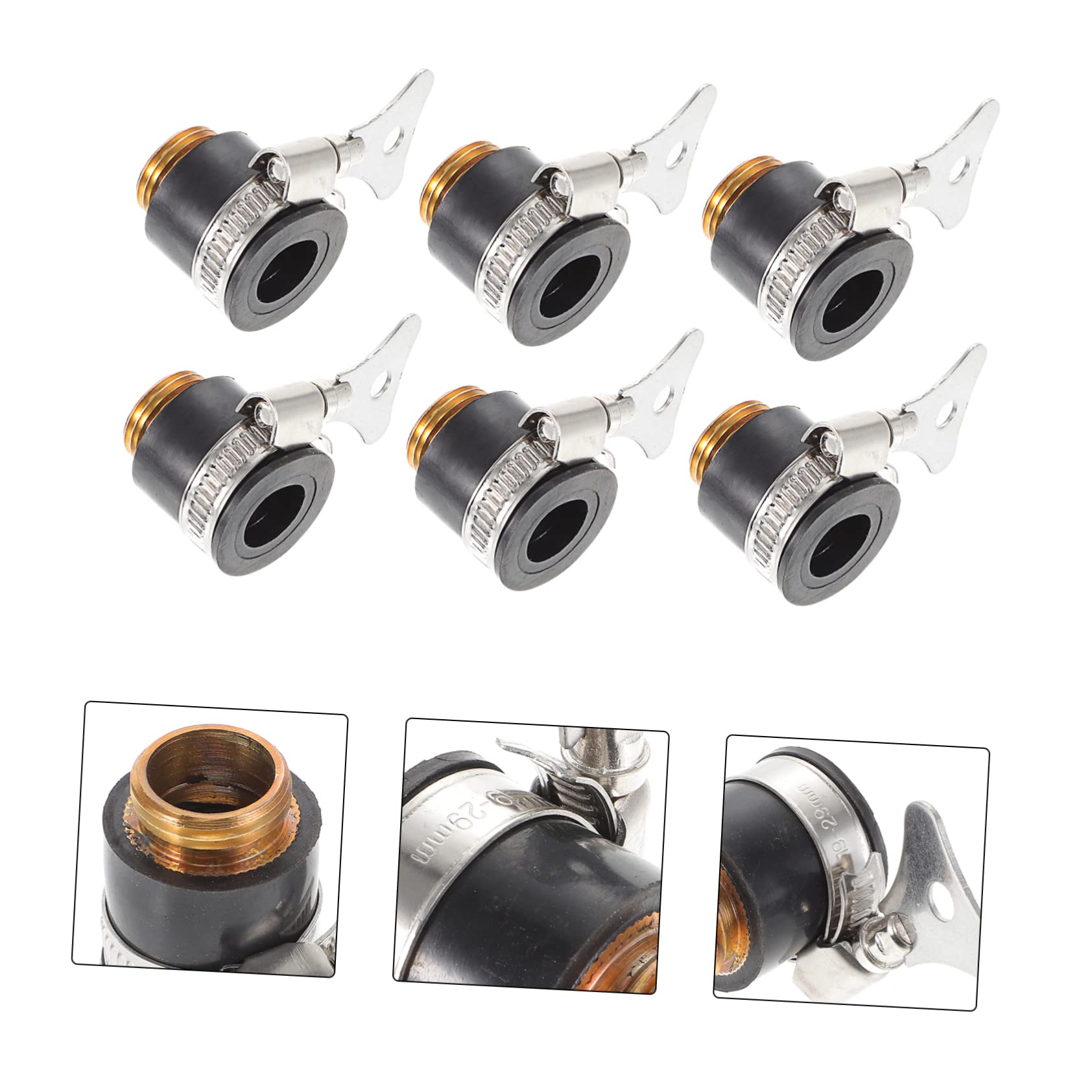 POPETPOP 10 Connettori per Rubinetti Adattatori per Tubi in Ottone per Rubinetto del Lavandino Connettori Rapidi per Tubi da Giardino con Raccordi