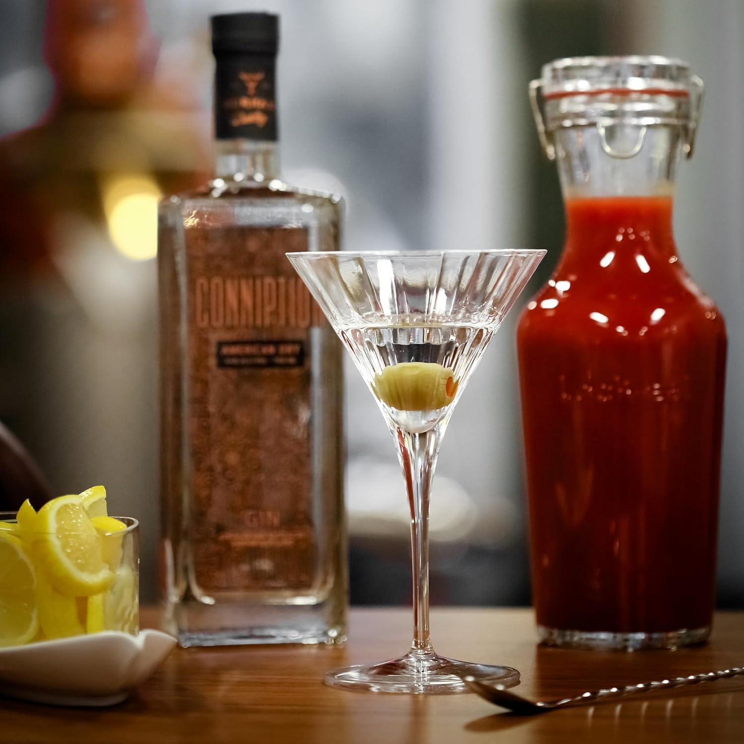 Luigi Bormioli Bach Martini-Gläser, 235 ml, 4 Stück, transparent