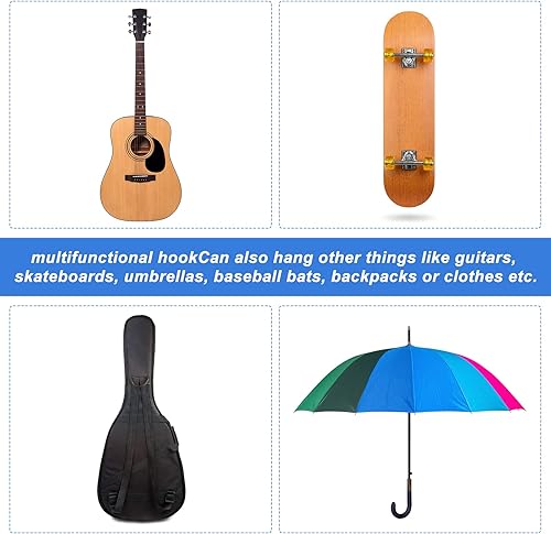 Miniatura 6 de Uxcell Percha de exhibición de sable de luz acrílica, soporte de espada montado en la pared, color negro