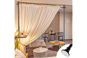 Room Divider Blocks Curtain Rods | No Drilling Room Divider Walls