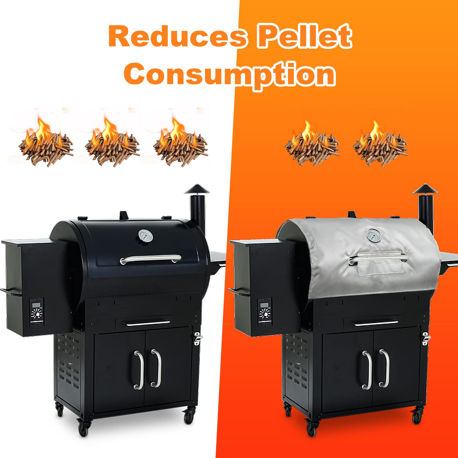 Amazon.com : GRISUN 67342 Grill Thermal Insulated Blanket for Pit Boss 800,  Pro 820 and Pro 850 Series - 820FB, 820S, 820SC, 850G Wood Pellet Grills,  Smoker Blanket Save a Lot of