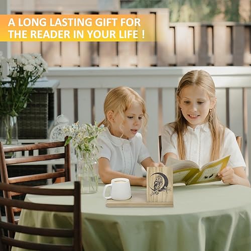 Miniatura 2 de Estantería triangular pequeña, de madera maciza, soporte para libros, simple para dormitorio, mesita de noche, oficina, escritorio, biblioteca o