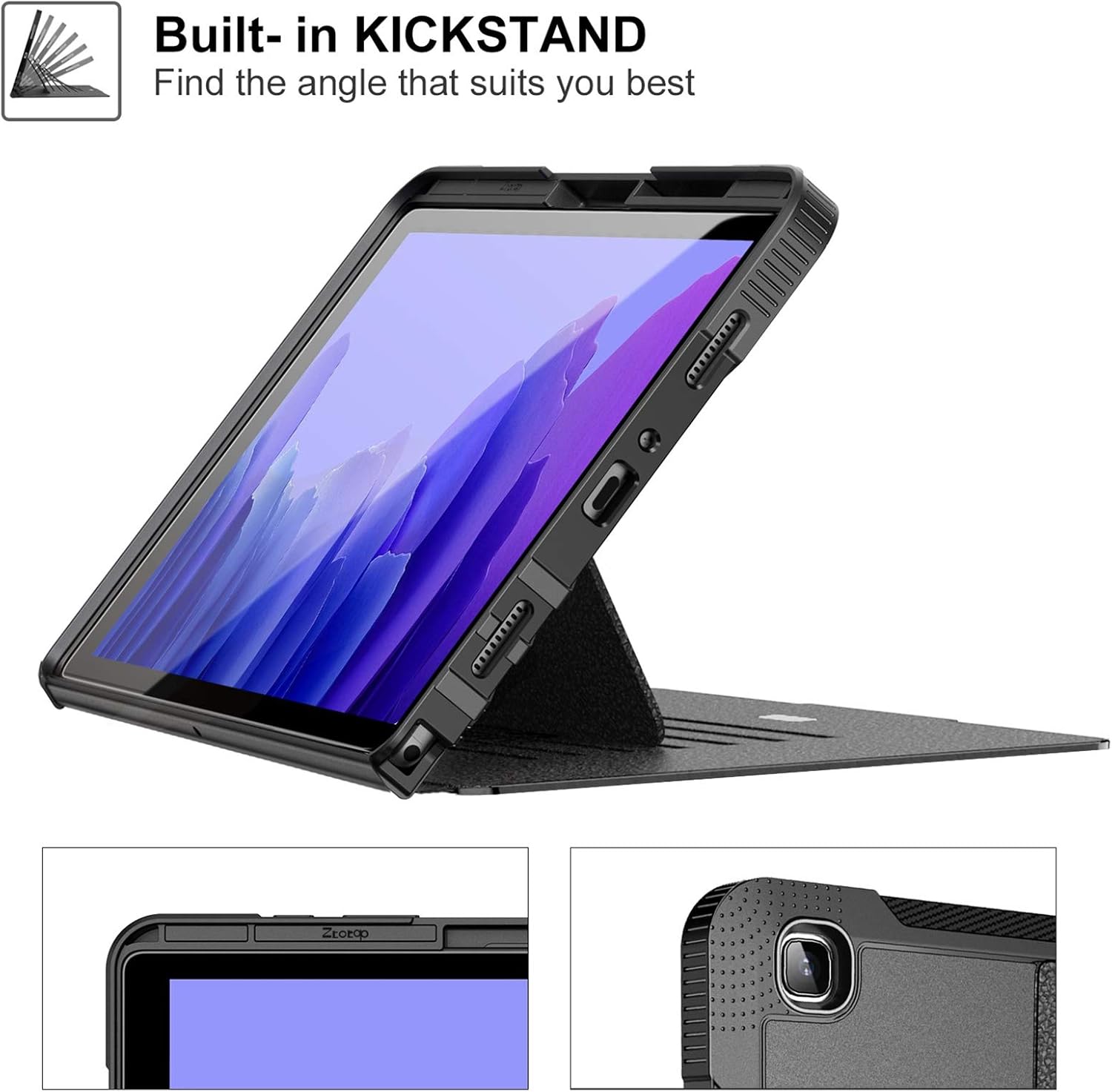 Exсluѕіvе Dіѕсоunt 50% Prісе Ztotop Case for Samsung Galaxy Tab A7 10.4 Inch Tablet 2020 (SM-T500/505/507) ,[6 Magnetic Stand Angles] Heavy Duty Highly Protective & Shock Absorption Cover with Auto Wake/Sleep , Black