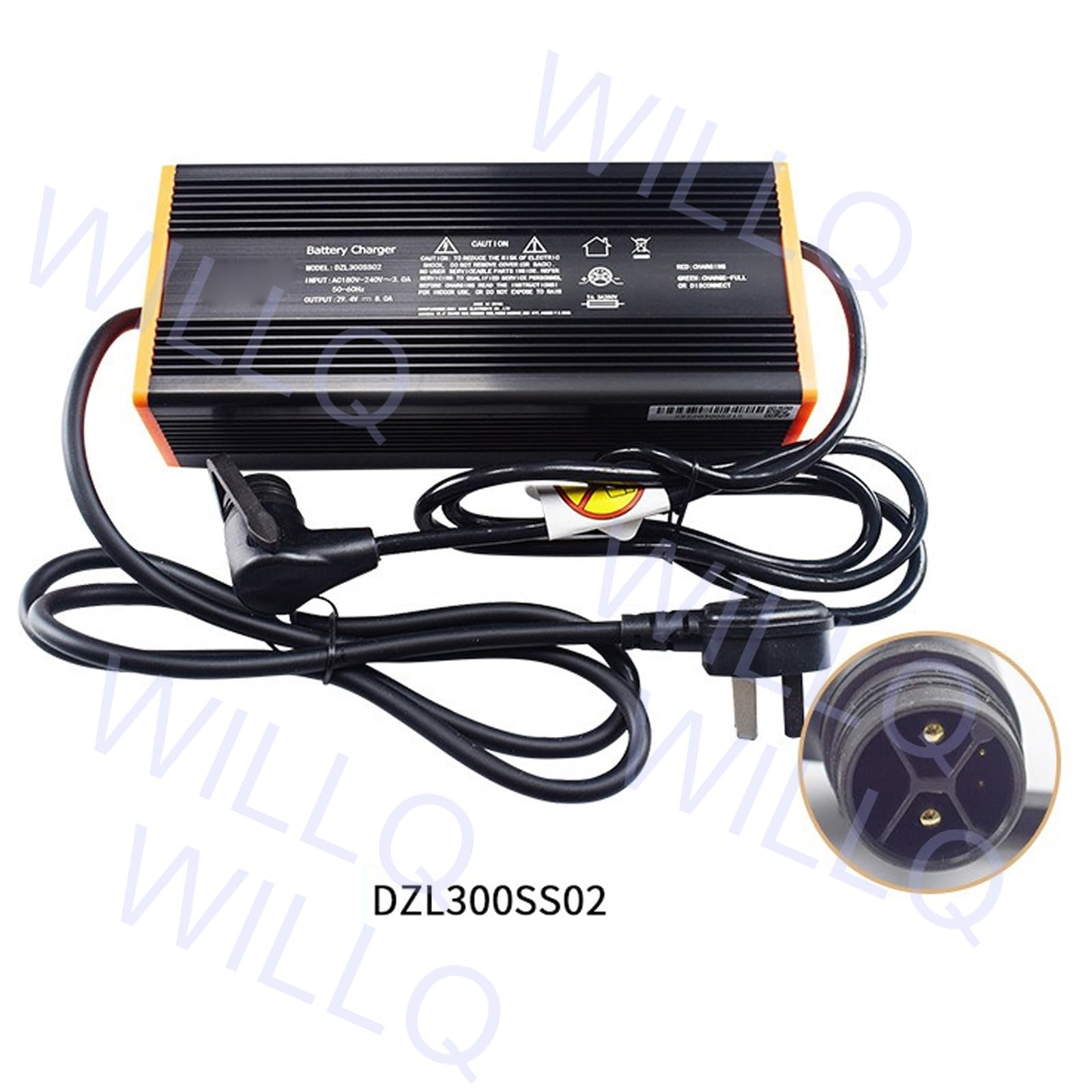 Chargeur de Batterie pour Chariot élévateur 24 V, 29,4 V 8 A avec boîtier en Alliage d'aluminium.
