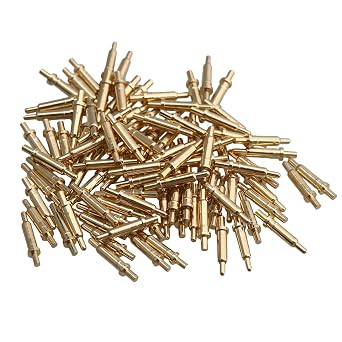 9.5mm Length 2mm Tube Length High Current Guide Pin Spring Loaded Probes Testing Probe Pogo Pin Thimble Pack of 100