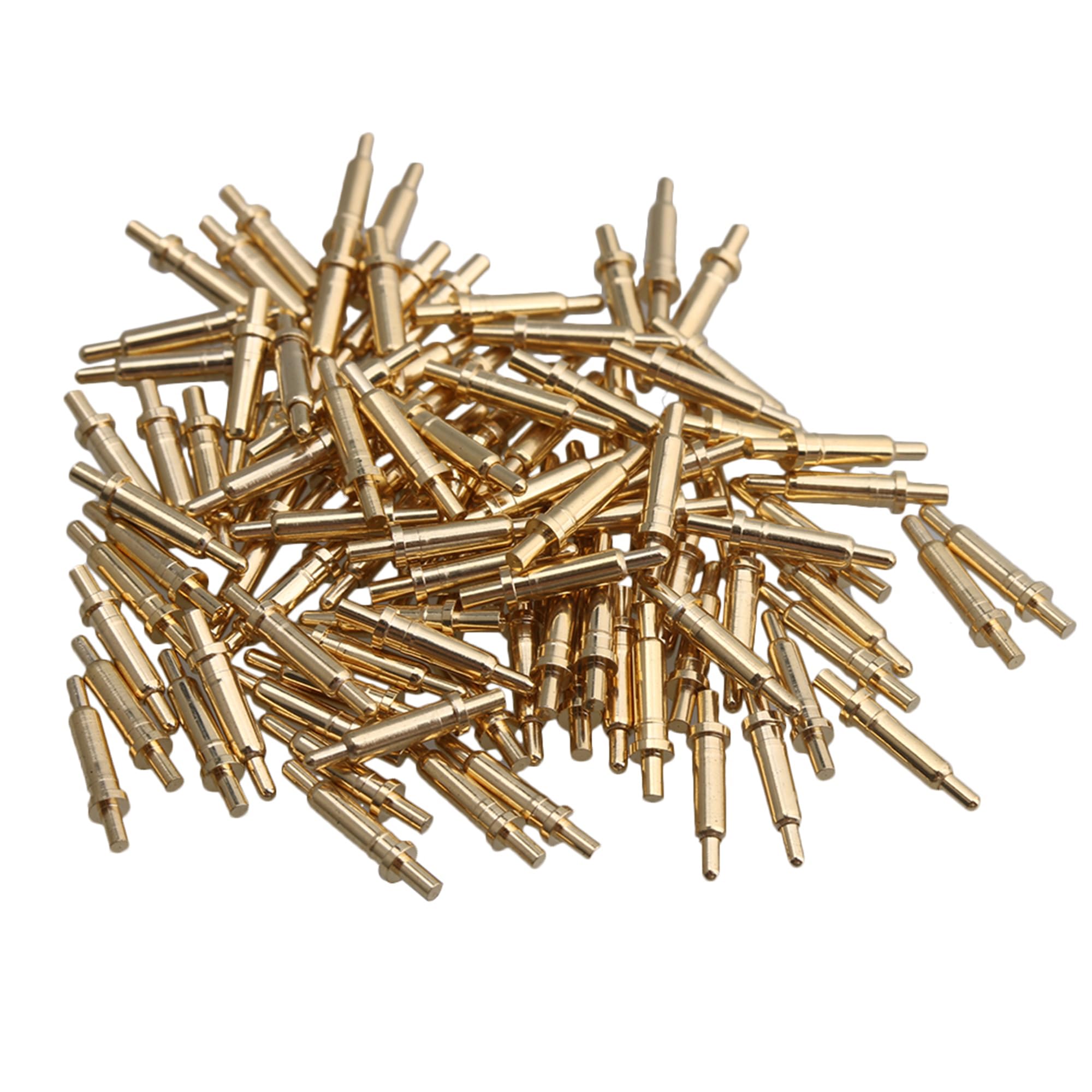 RDEXP 100 PCS Pogo Pins Overall Length:9.5 mm,Plunger Diameter: 2.0 mm (2MM-OD, 9.5MM LENGTH)