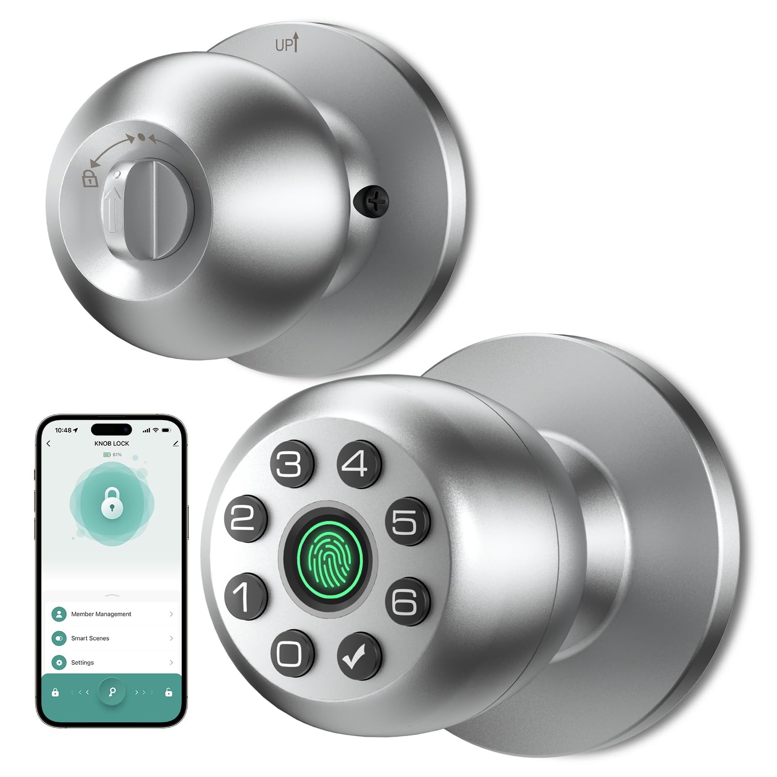 HEI LIANG Fingerprint Door Lock - Smart & Secure -9