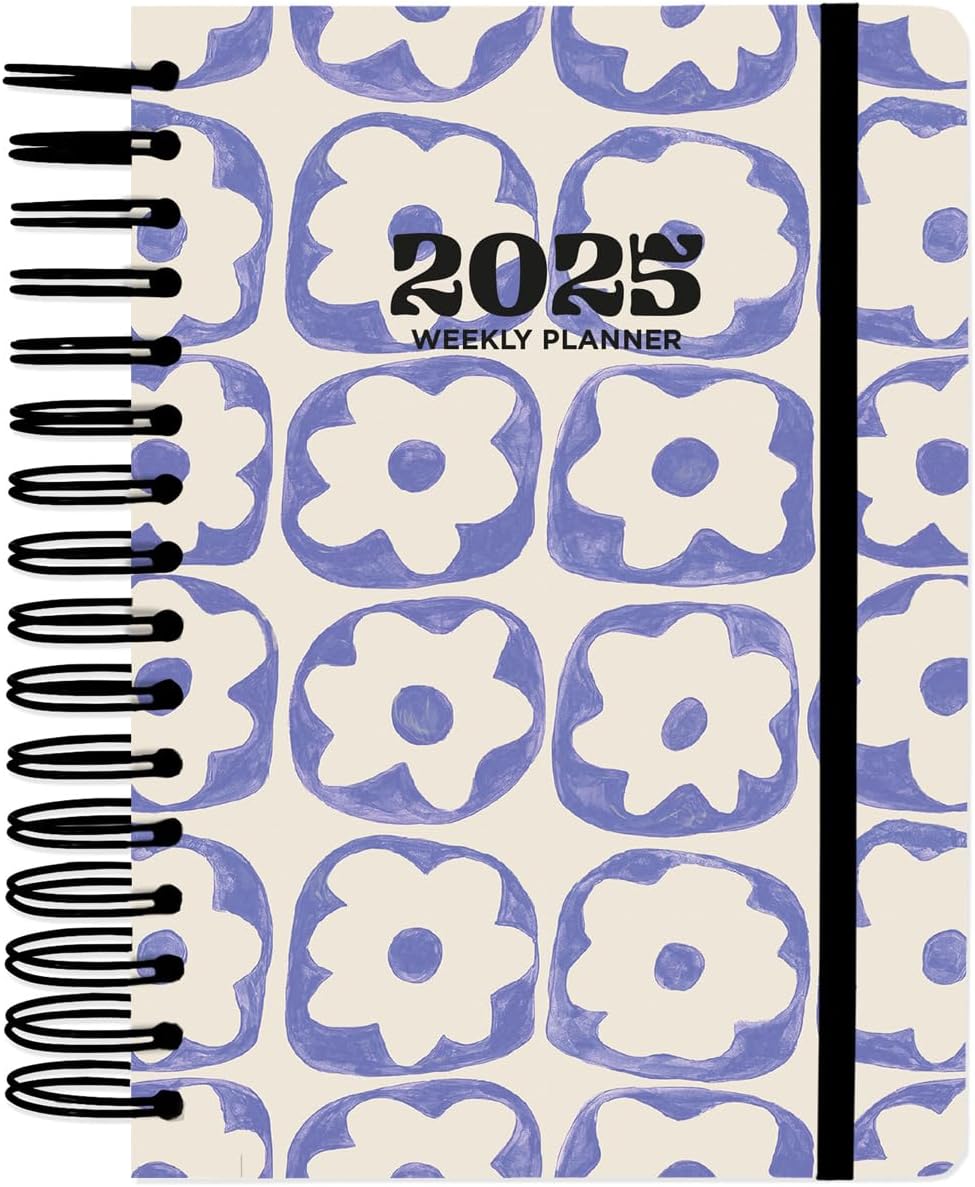 Kokonote Planner 2025 | 5.8 x 8.3 inches | 17 Months A5 Academic Planner 2024-2025 Week To View | August 2024 - December 2025 | Planner 2024-2025 Daily Weekly and Monthly With Stickers