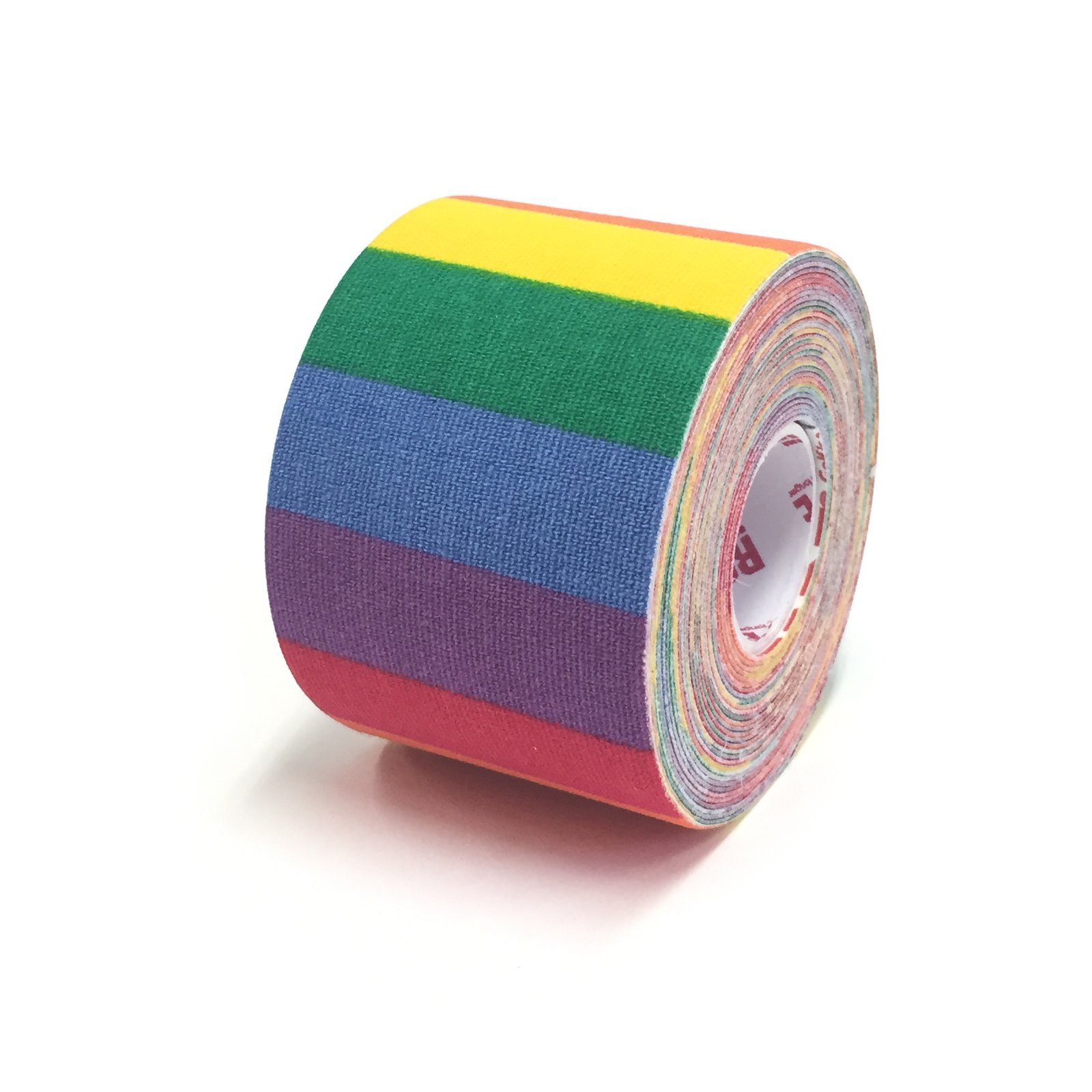 RockTape 5 METRE LENGTH OF ORIGINAL GENUINE KINESIOLOGY KT PREMIUM ATHLETIC FOOTBALL RUGBY MUSCLE SUPPORT ANTI-FATIGUE STRAPPING TAPE RAINBOW MULTICOLOUR DESIGN 5M X 5CM