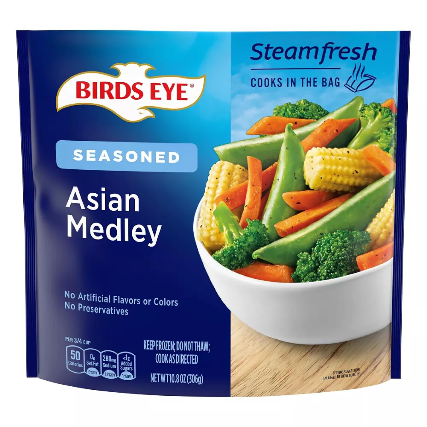 Salutem Vita – Asian Medley Frozen Vegetables, 10.8 oz, Gift Set – Pack of 10