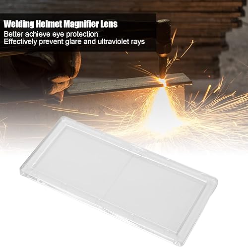 Miniatura 3 de Sorandy Lupa de casco de soldadura de aumento de 0.75, 1.00, 1.25, 1.50, lente de tramposo, 2 pulgadas de altura x 4 pulgadas de largo, compatible