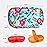 Serfeymi Weekly Travel Pill Organizer 2 Times A Day AM PM Upgraded Rainbow Pill Box 7 Day with Portable Zipper PU Leather Pill Case, Medicine Organizer for Pills, Vitamins, Fish Oils - Green-01