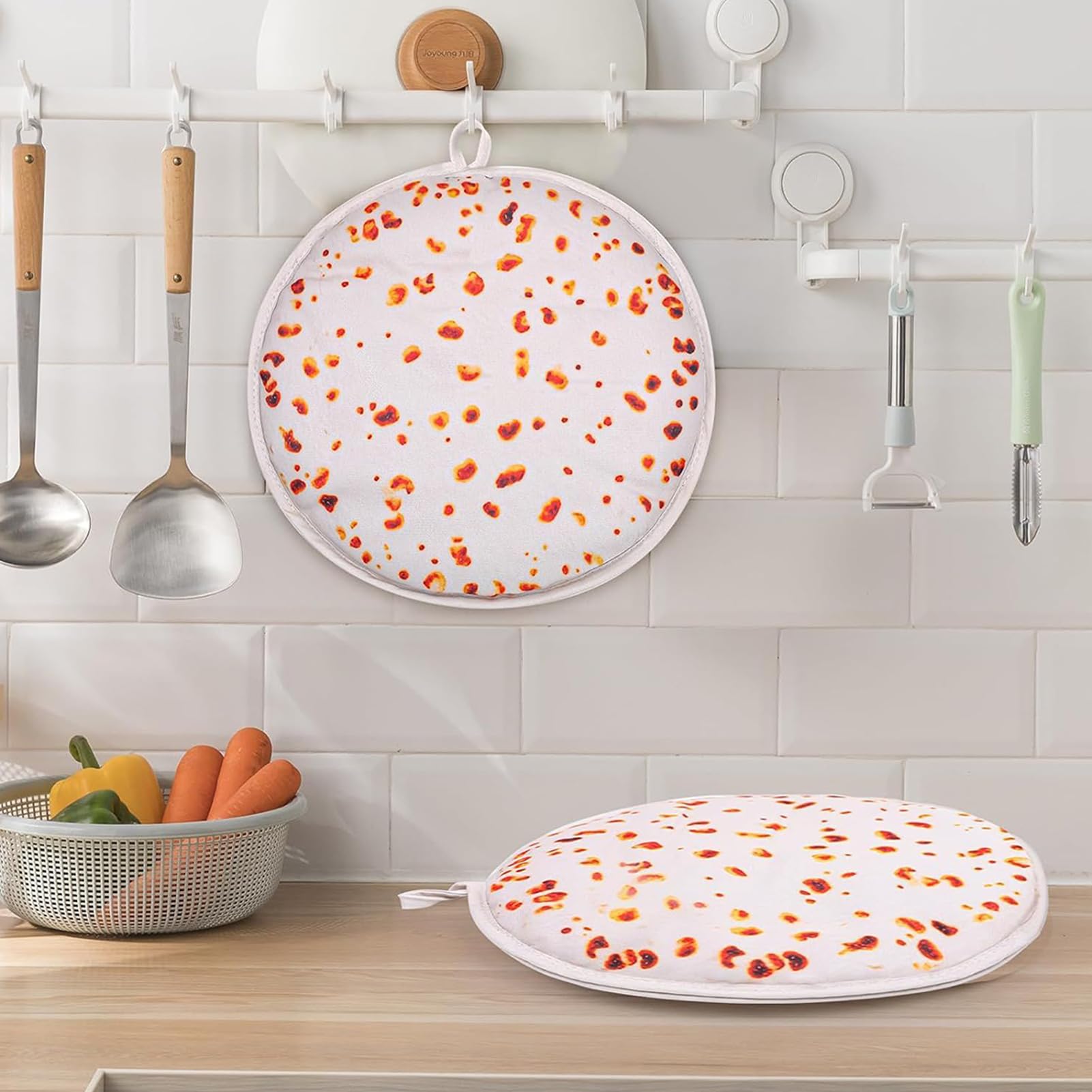 Pochette Chauffe-Tortilla De Grande Capacité 11,8 Pouces, Support En
