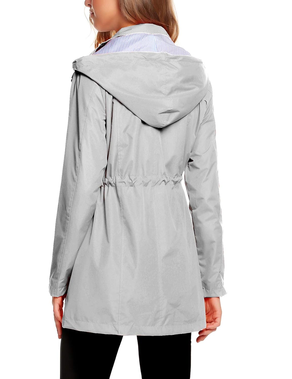 Buy zhenwei Women's Waterproof Lightweight Rain Jacket With Hood