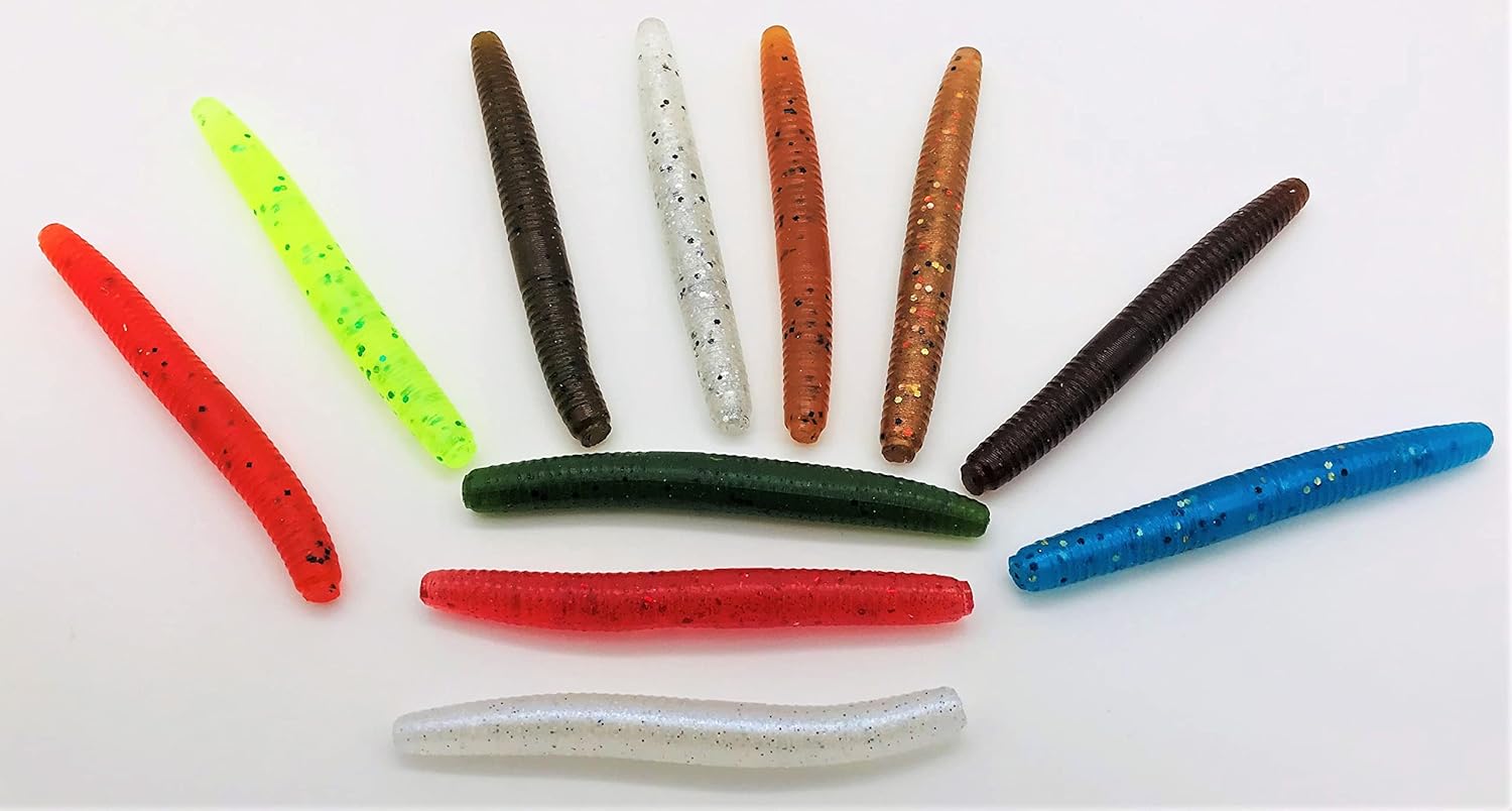 FusionX Fishing Lure Mold - INJEX (2730SC) 3" RSX StiX Stick Bait - NED Rig - Senko Style Lure - Single Cavity CNC Machined Resin Injection Mold for Making Soft Plastic Fishing Lure Bait