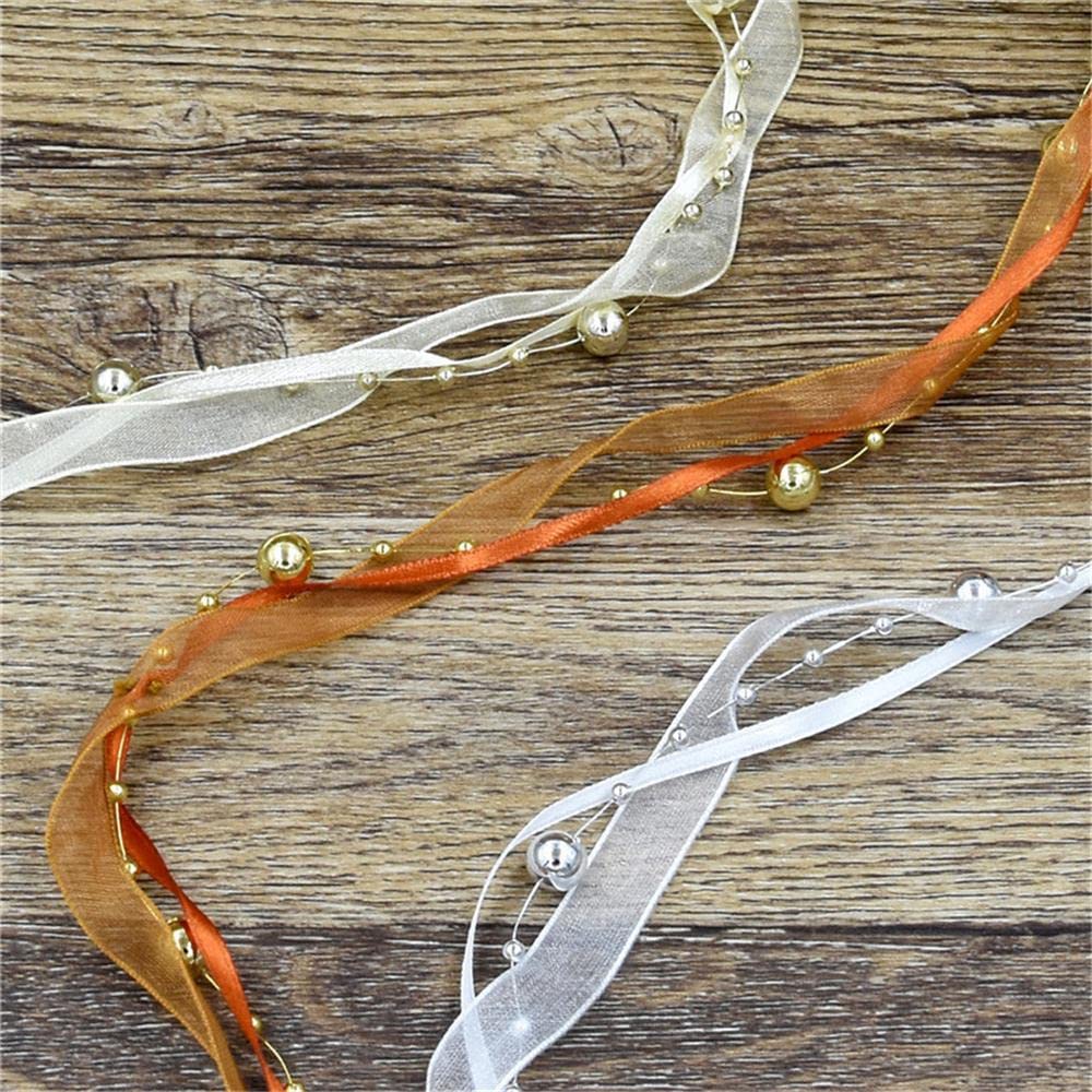 Nastro natalizio con perline da 10 mm in grosgrain a tema natalizio per matrimoni, artigianato, regalo, per confezionare fiocchi per scarpe, feste, 5 m, mix – 3 rotoli