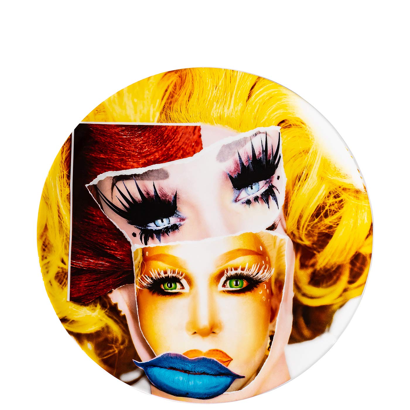 Rosenthal Drag Queen #5 de Martin Schoeller, plato de porcelana de lujo para decoración de interiores