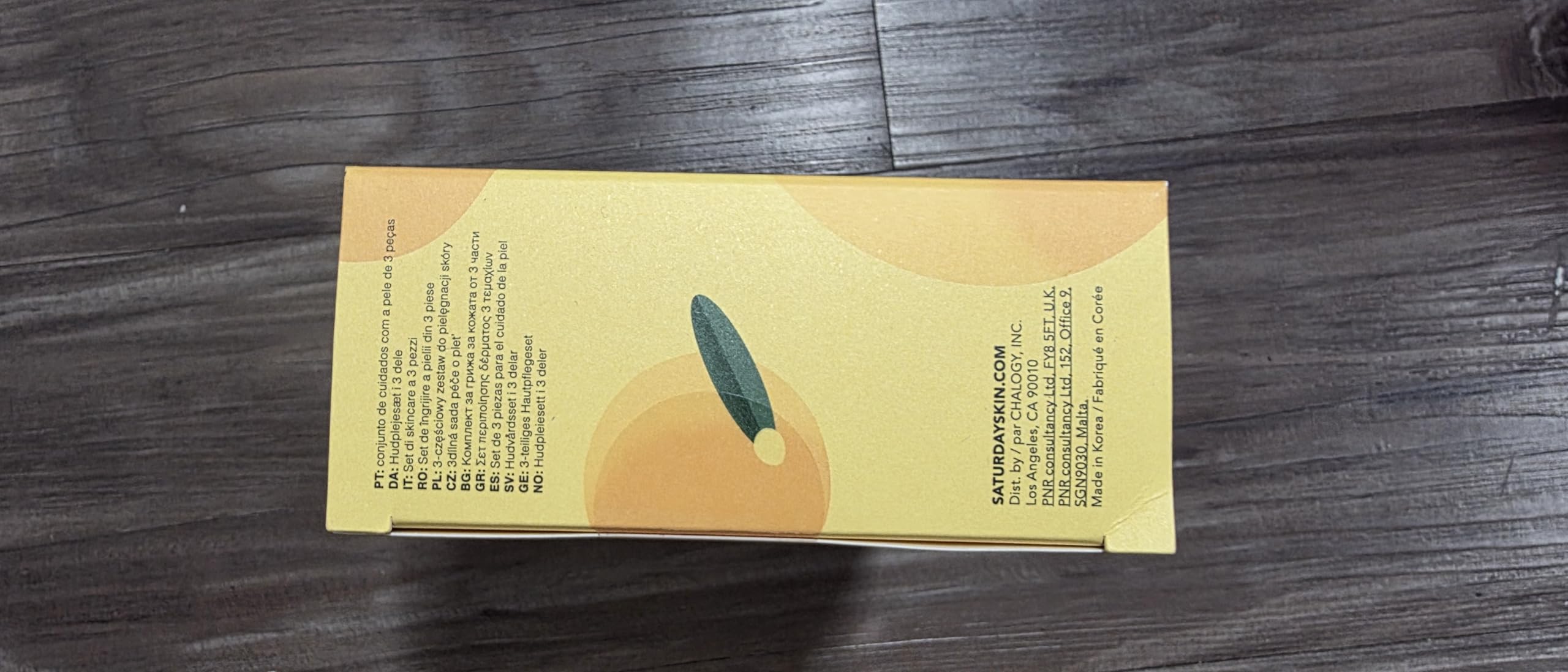Saturday Skin 3-Piece Skin Care Set Yuzu Vitamin C Sleep Mask Yuzu Vitamin C Bright Toner and Eye Cream Overnight Facial Masks Korean Beauty Best Vitamin C Skincare Set