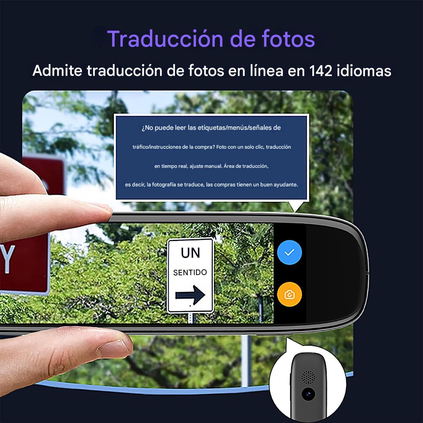 Penna scanner | Traduttore scanner per dislessia con touch | Con dizionari elettronici 142 lingue e testo a voce per studenti