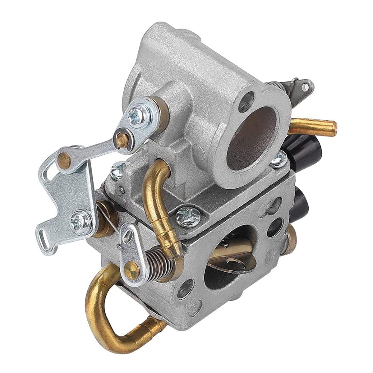 ZAMDOE Carburateur pour Sthil TS420 TS410 TS410Z TS420Z scie à béton, remplace # C1Q-S118 4238-120-0600, avec filtre à air 4238 140 1800 + conduite de carburant + bougie d'allumage