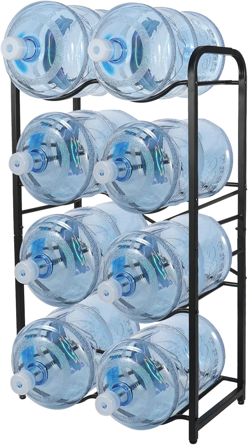 AKVOMBI 5 Gallon Water Bottle Holder, 4Tier Water Jug