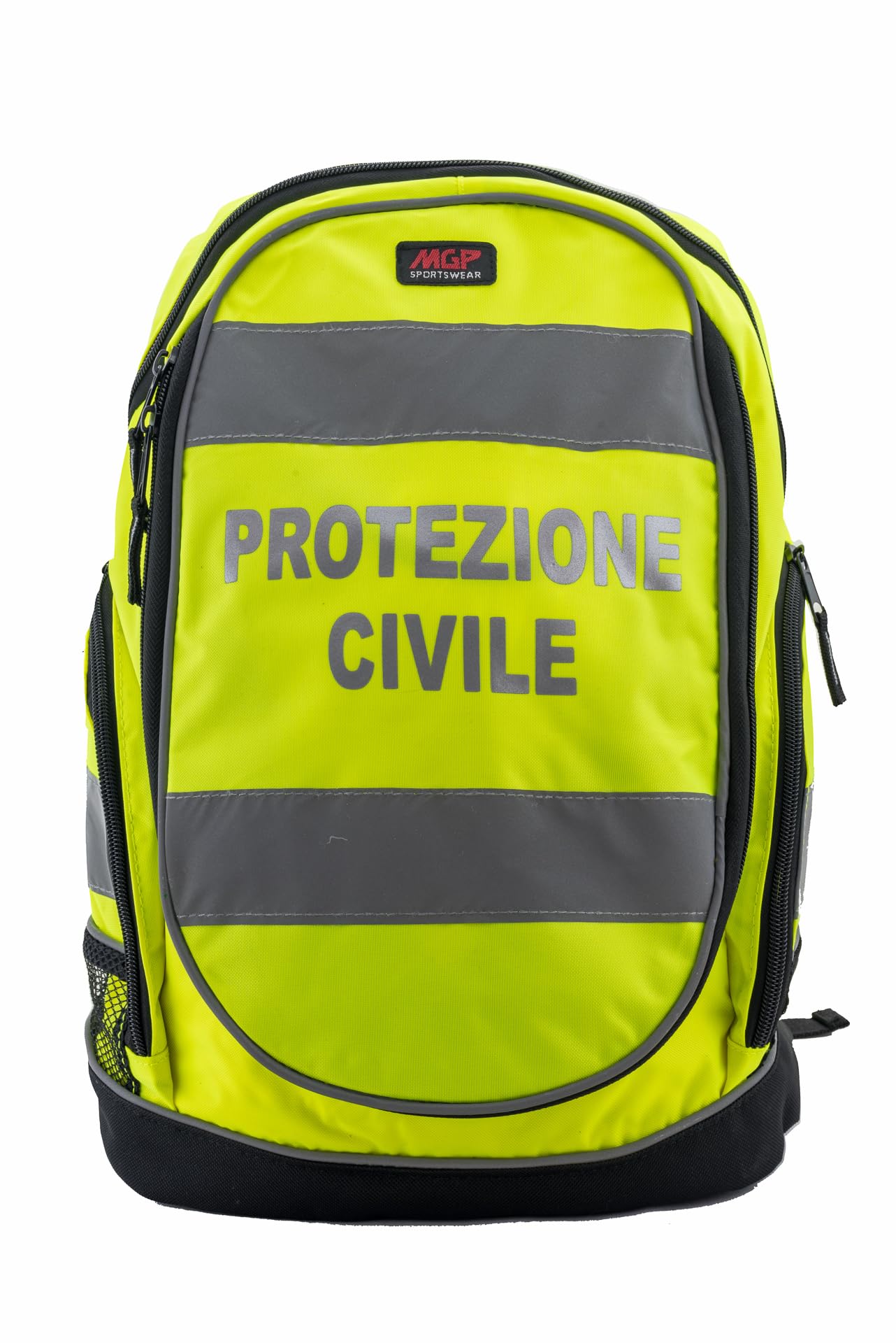 MGP SPORTSWEAR BAG01 ZAINO SACCA BORSA PROTEZIONE CIVILE NAZIONALE ALTA  VISIBILITA' CON RIFRANGENTI : Amazon.it: Sport e tempo libero
