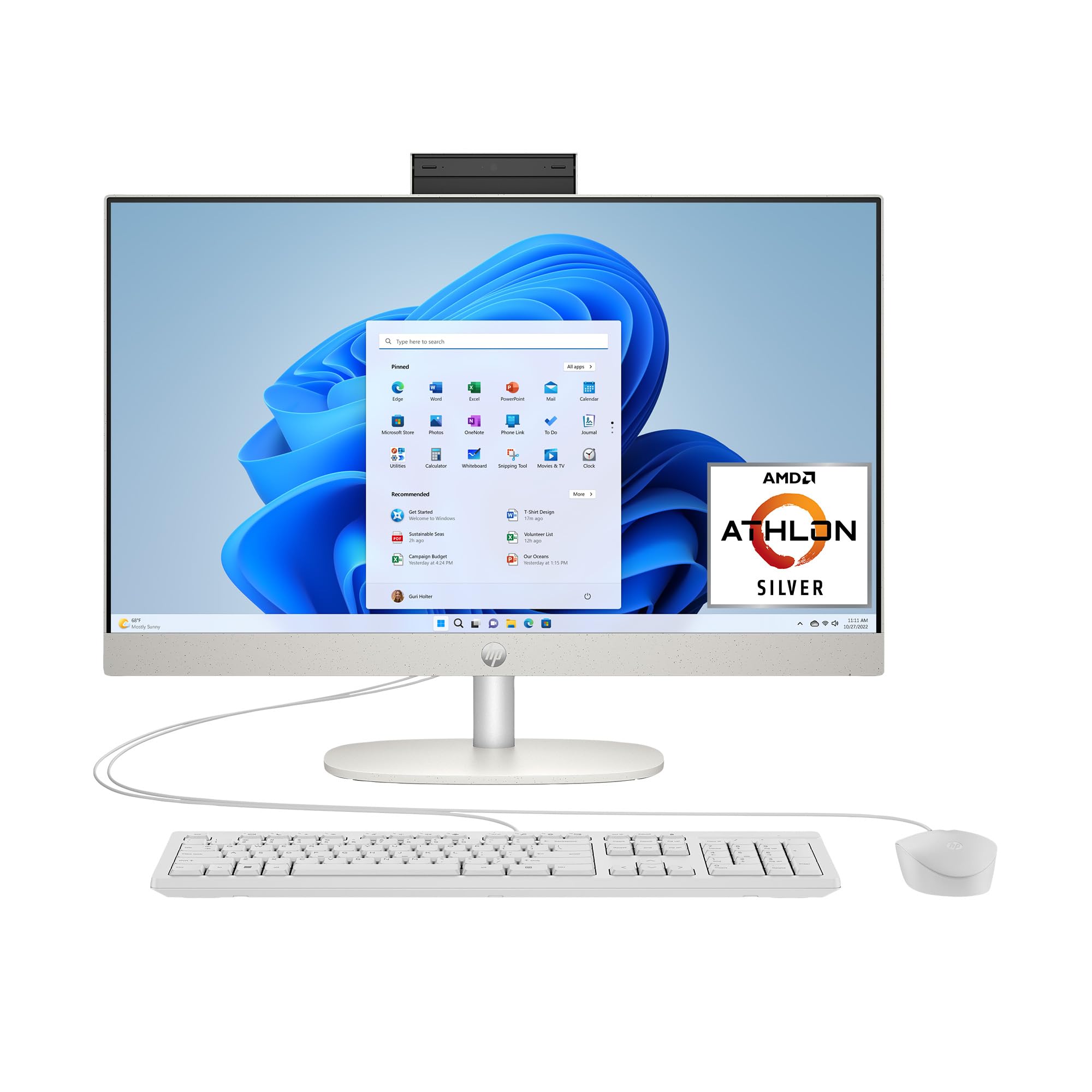 Amazon.co.jp: HP 23.8インチオールインワンデスクトップPC、FHD