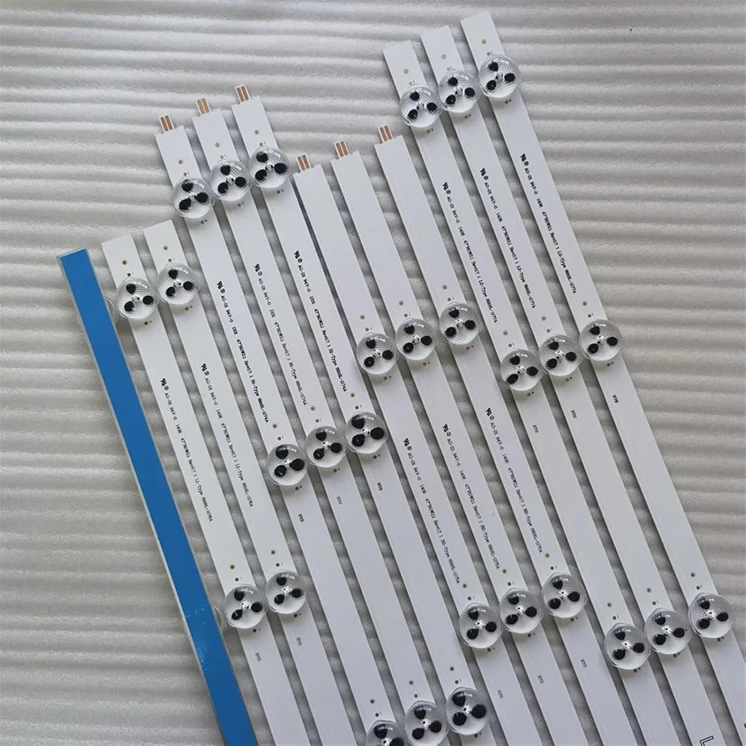 12PCS Backlight Strip Compatible with 47E380S LC470DUN-CT 6916L-1359A 6916L-1360A 1361A 1362A 47LA620S 47LN570S 47LN575S