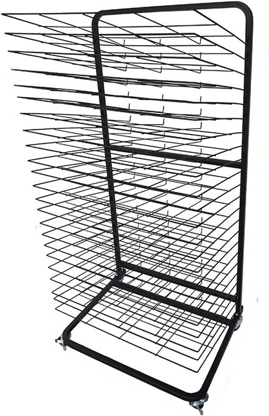 Aioneer Art Drying Rack For Classroom Art Drying Rack, 23-Layer A2, 4K Single-Sided Drying Rack, Educational Product Drying Rack, Space-Saving Shelf