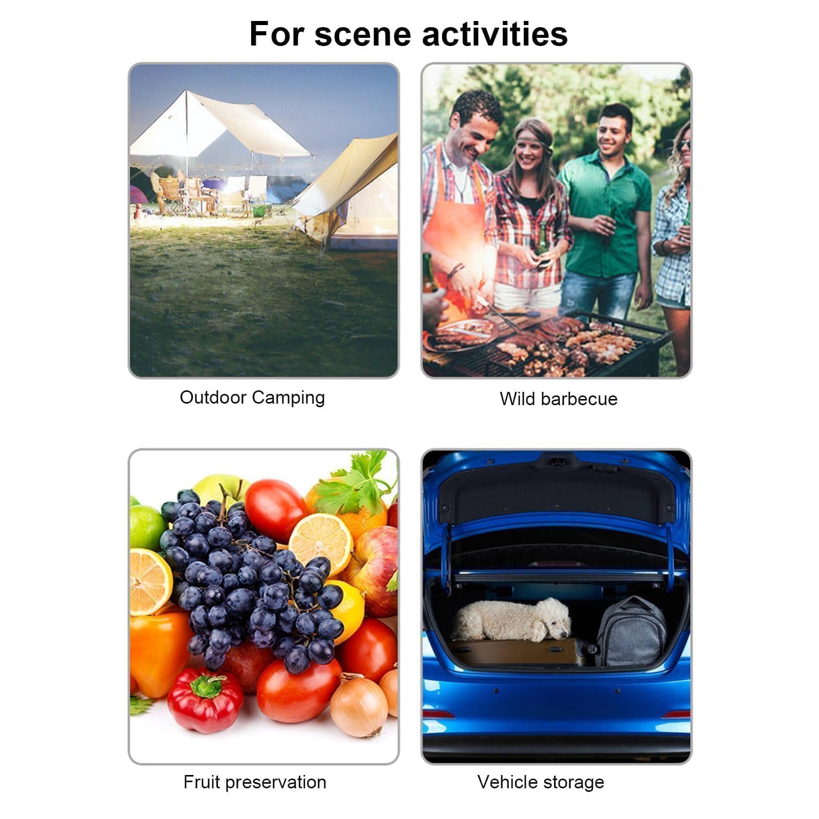 VBESTLIFE Borsa Termica con Ruote 43L, Cooler Portatile Isolato per Picnic, Campeggio e Viaggio All'Aperto, Impermeabile con Doppia Cerniera e Manico Telescopico
