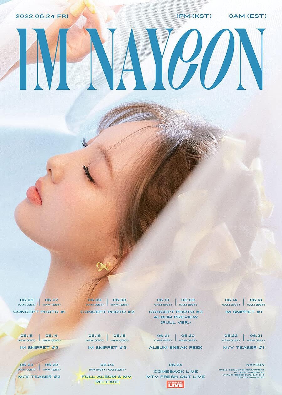 Amazon.com: TWICE NAYEON IM NAYEON 1st Mini Album (I'M Ver
