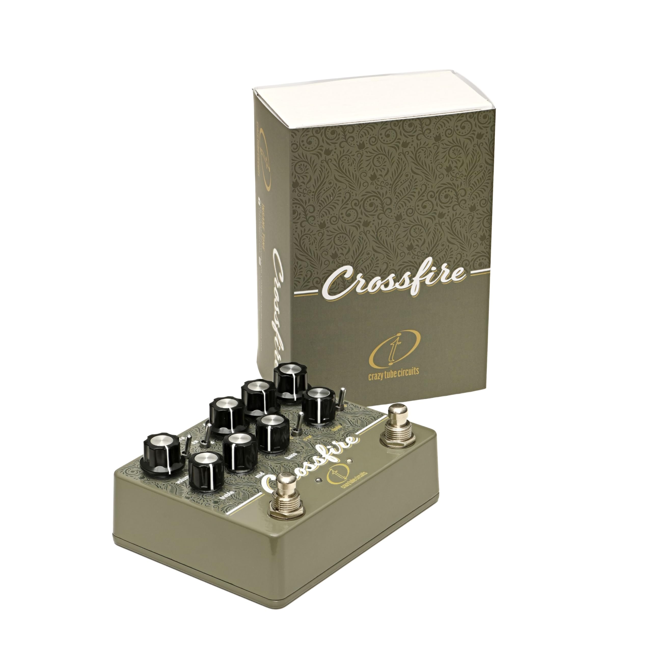 Amazon.com: Crazy Tube Circuits Crossfire Dual Overdrive : Musical