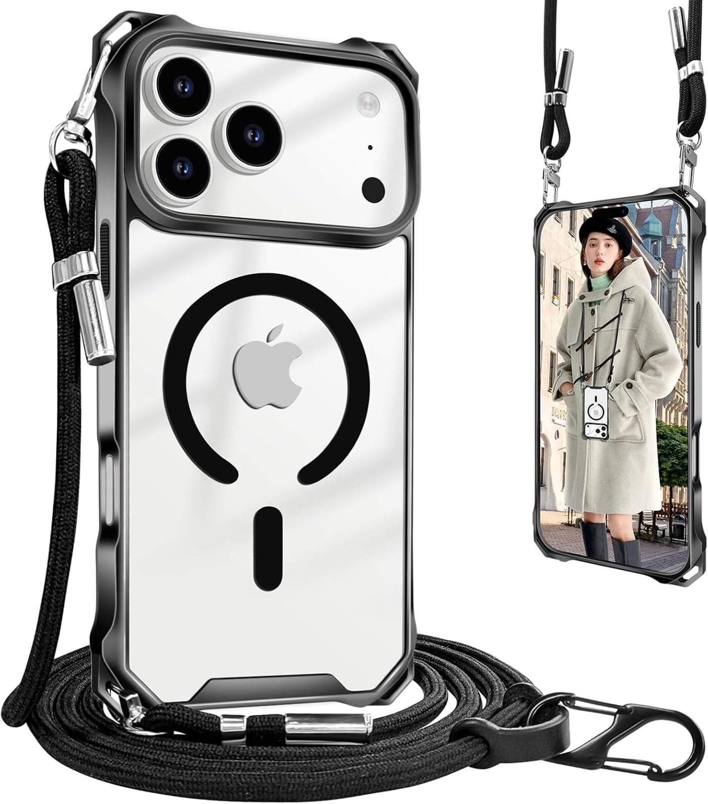 Amazon.com: UnnFiko for iPhone 17 Pro Max Case Clear, Compatible