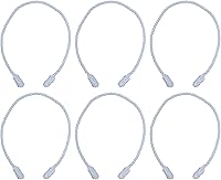 Vista 17 de Haute Decor Lazos decorativos giratorios, paquete de 6, 16 pulgadas (oro/plata/blanco) - Guirnalda colgante, luces, decoraciones