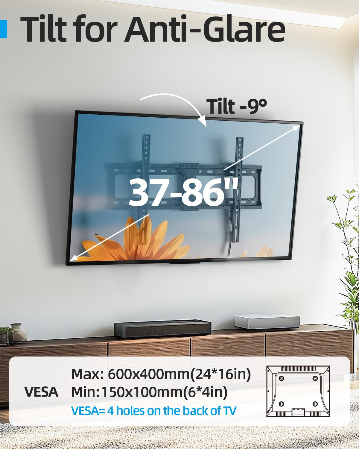 USX STAR Uchwyt ścienny do telewizora niskoprofilowy STL008