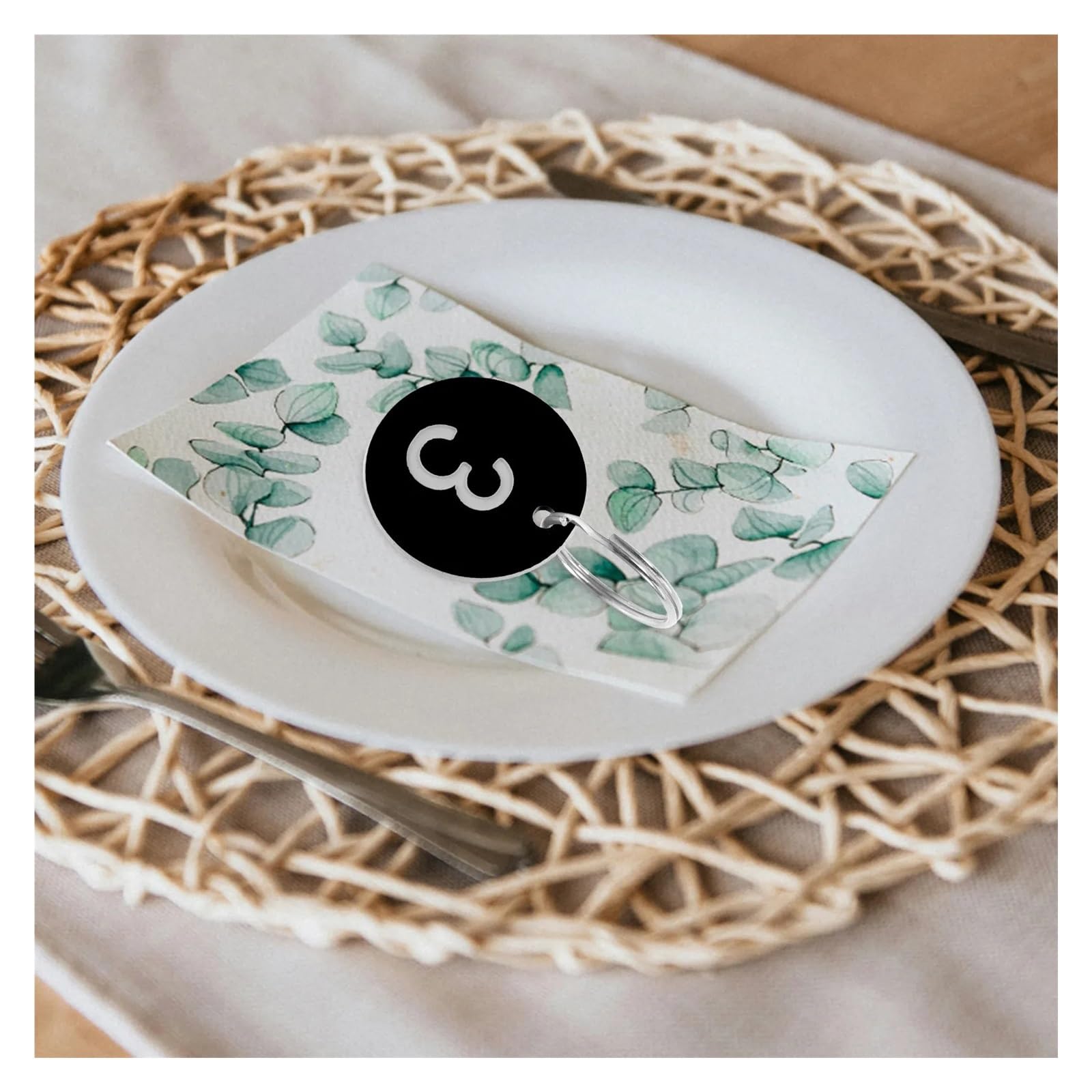 Lot de 100 étiquettes d'identification rondes en plastique de 1 à 100 pour café, restaurant, manteau, dortoir, clés, table pour restaurant, café, casier, hôtel