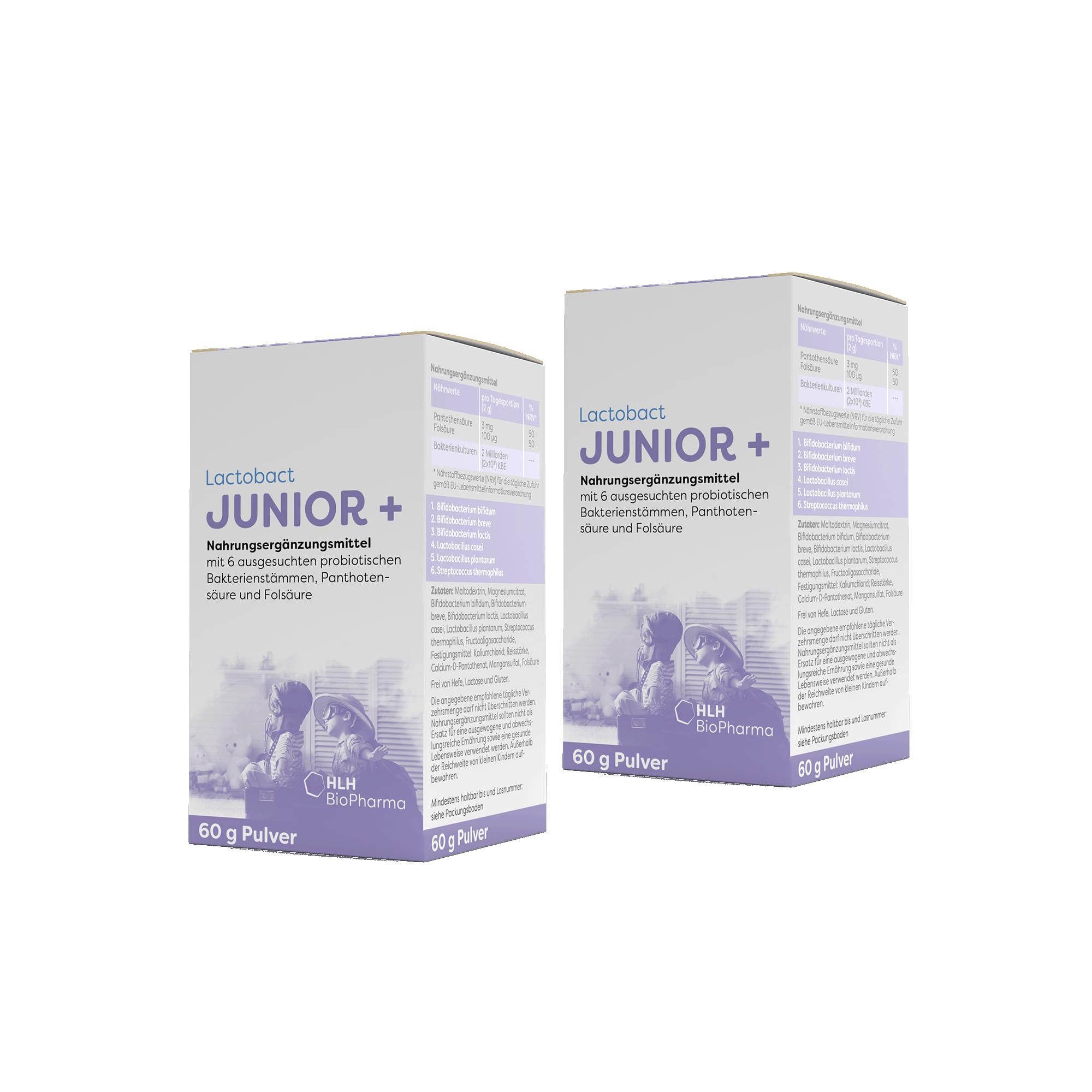 Lactobact JUNIOR + 2x 60g- Sparset
