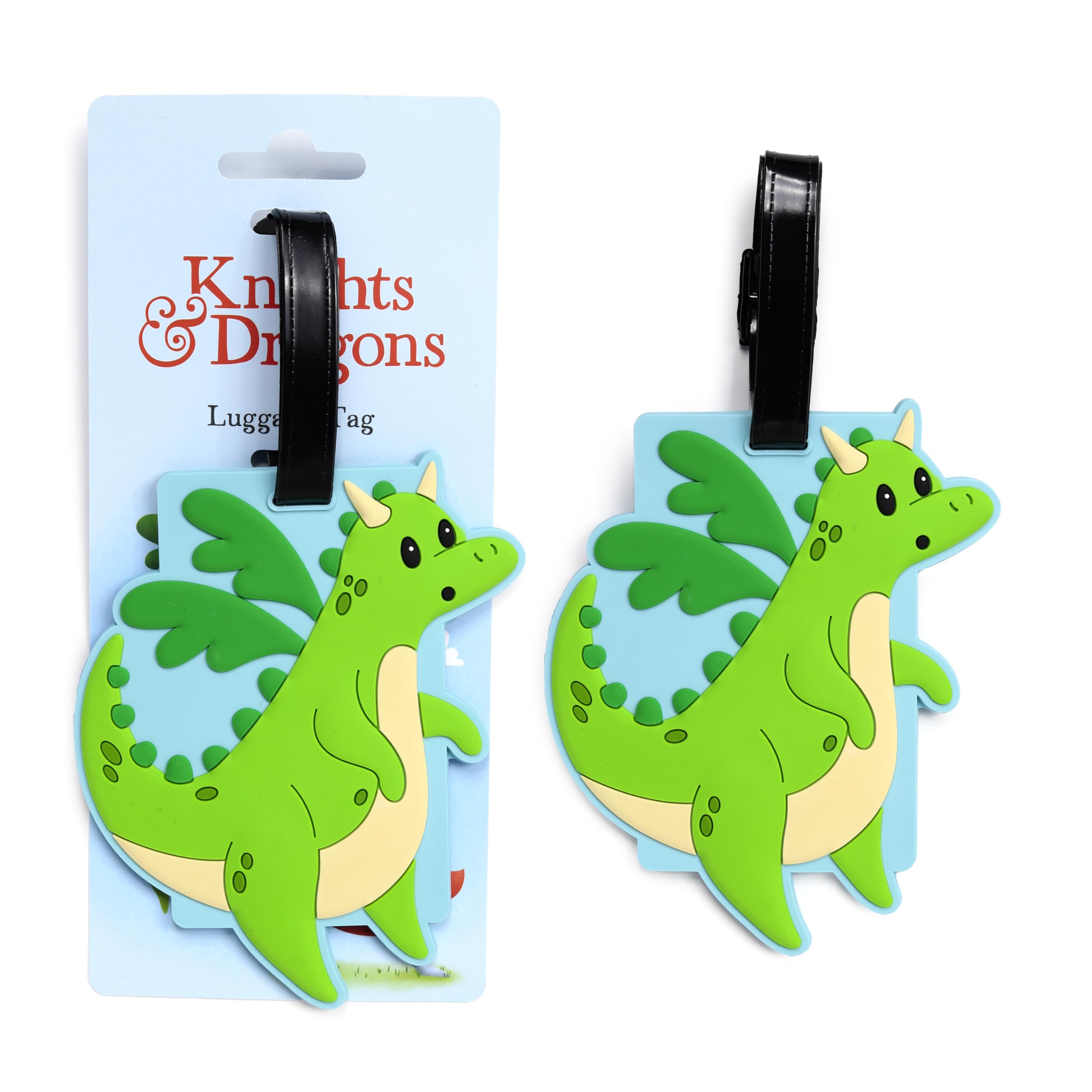 Puckator Knights & Dragons Dragon PVC Luggage Tag