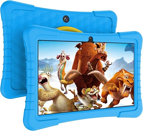 YOBANSE Tableta para niños, tableta de 10 pulgadas para niños, tableta Android 12, 3 GB, 64 GB, tableta para niños pequeños con batería de 8000 mAh,