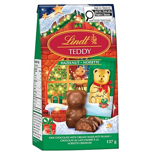 Lindt TEDDY Hazelnut Chocolate Praline Bag, 137g - TEDDY HAZELNUT PRALINE - 137g