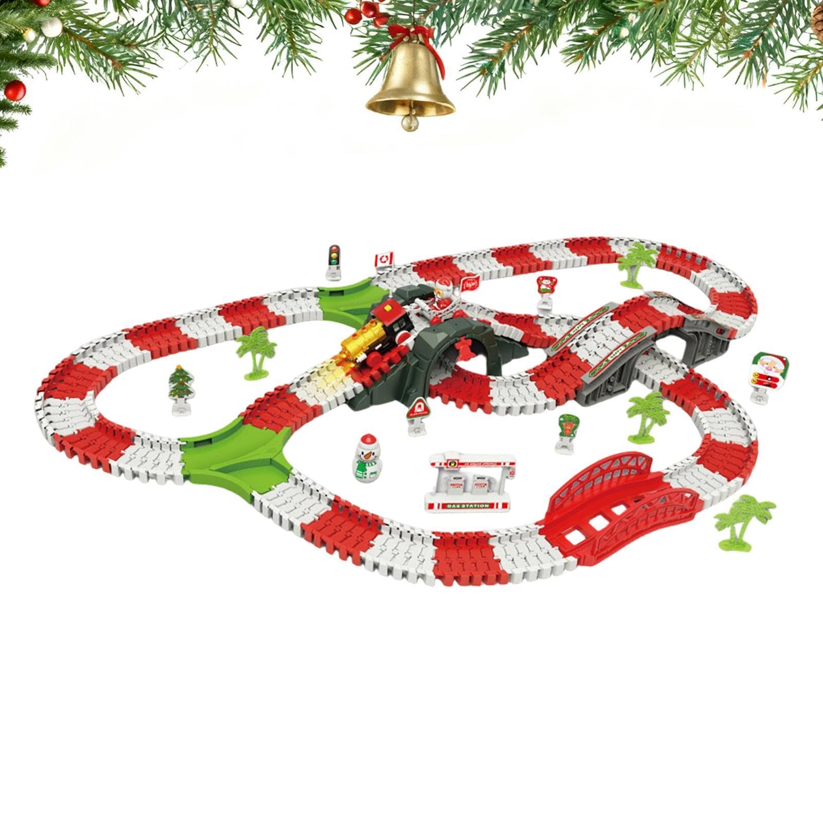 Set Pista Macchine da Corsa Veicolo Giocattolo Elettrico da Montare a