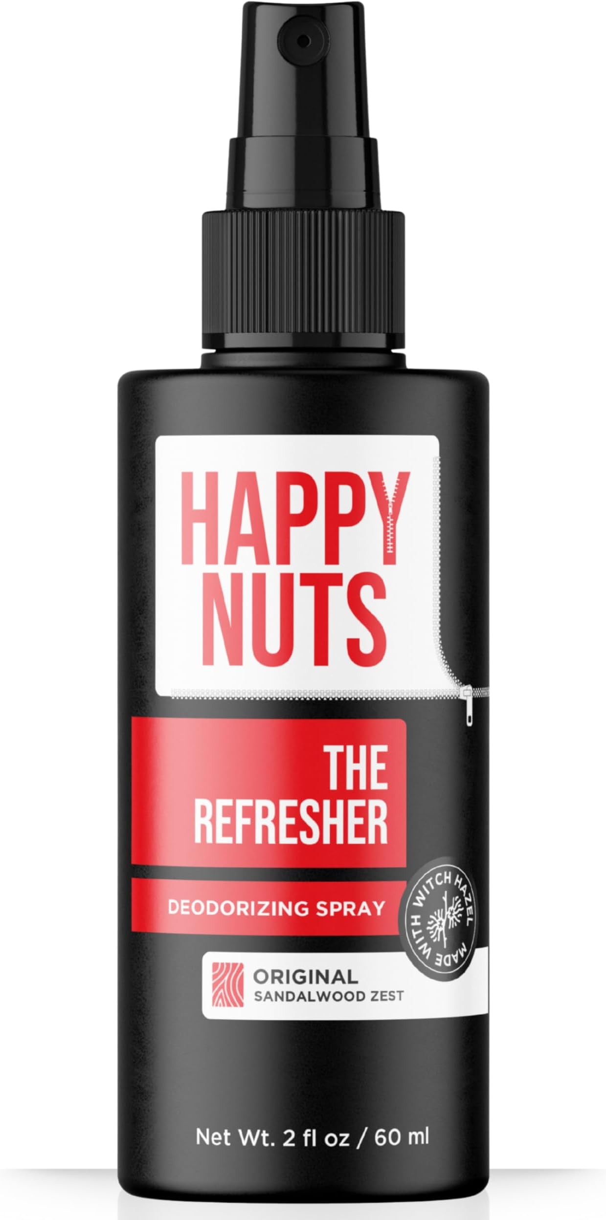 The Refresher Men's Ball Deodorant Spray - Cooling, Toning, Deodorizing Body Spritz - Clean Ingredients, Ideal for Post-Trimming, Shaving & Cleansing - Groin Deodorant Spray (1 Pack)