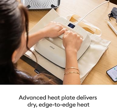 Cricut EasyPress SE (9 in x 9 in), Heat Press Machine for T-Shirts, Pillows, Tote Bags & More, Advanced Ceramic-Coated Heat Plate with Precise Temperature Control - Raspberry