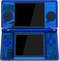 Vista 13 de eXtremeRate Carcasa completa de repuesto negra transparente para Nintendo DS Lite, funda de consola de mano personalizada con botones, lente