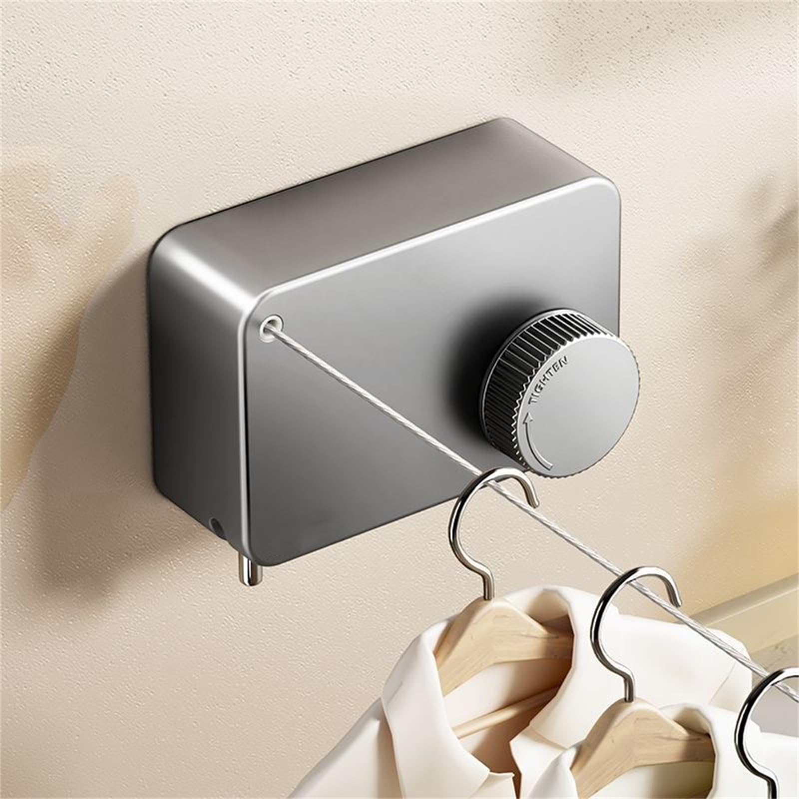 Ausziehbare Wäscheleine Unsichtbare Wäscheleine for den Innenbereich, Fenster, Wäschetrocknung, Badezimmer für Badezimmer, Hotel