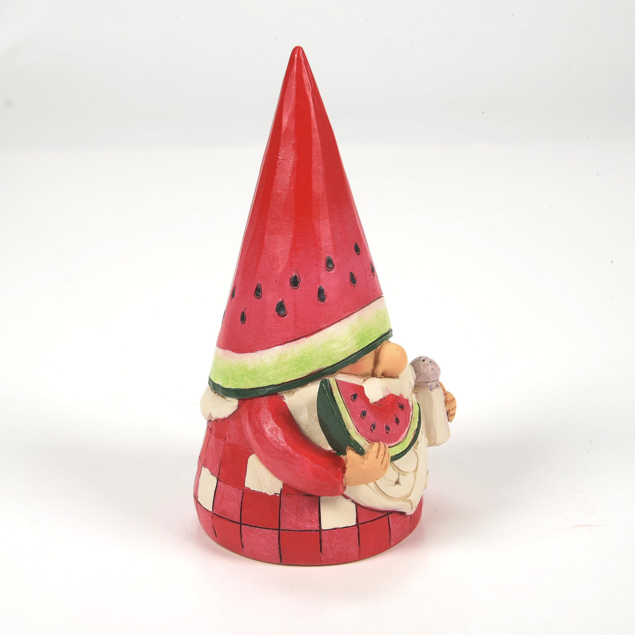 Enesco Jim Shore Heartwood Creek You're One in a Melon Karpuz Cüce Figürin- Reçine El Boyalı Koleksiyon Dekoratif Figürler Ev Dekoru Heykel Raf Heykeli Ofis Koleksiyonu Hediye, 11,5 cm