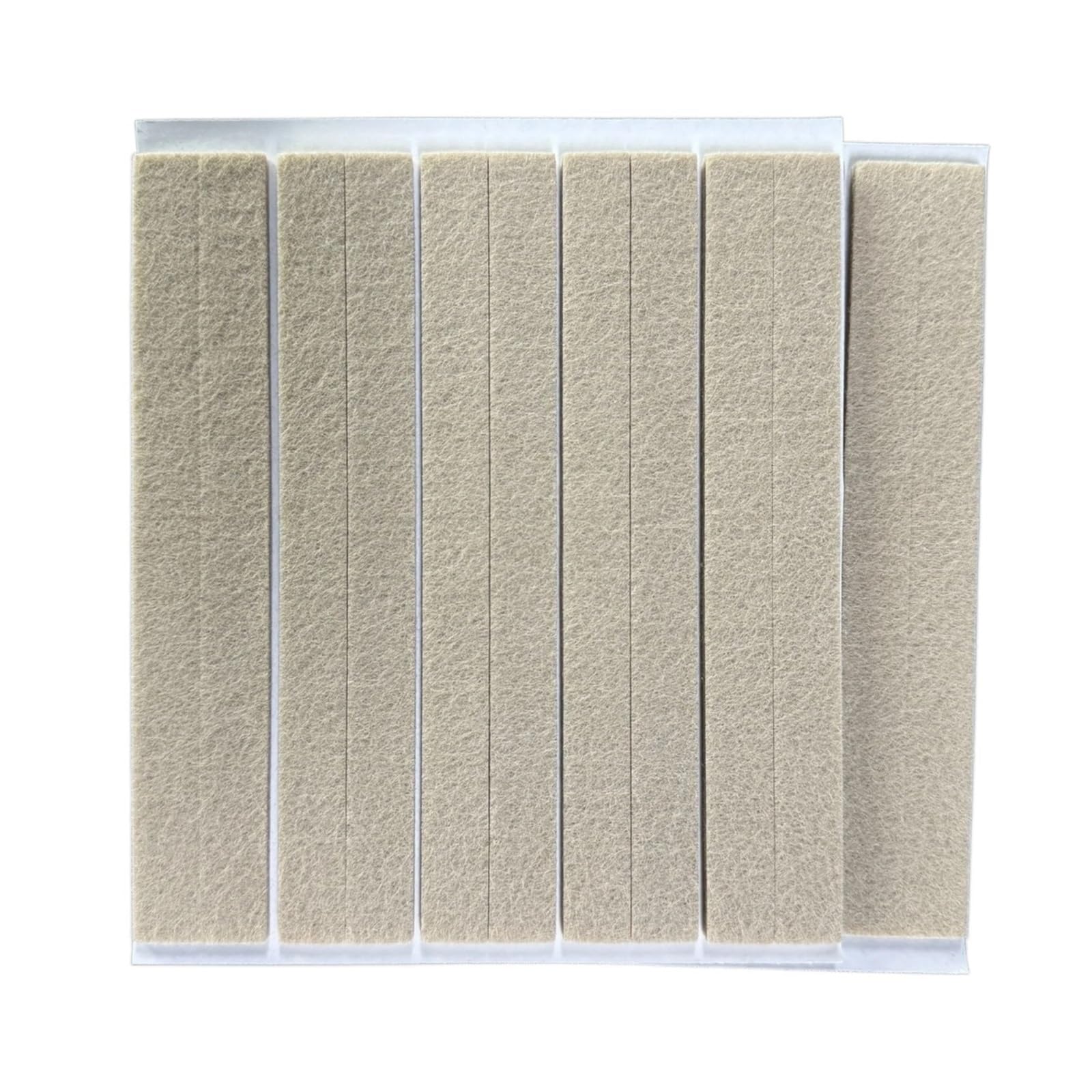 Furniture Pads 20Pcs 6x 1/2" Felt Strips with Adhesive Backing for Furniture - Pads for Hardwood Floors for Wood Floors(20PCS Beige)