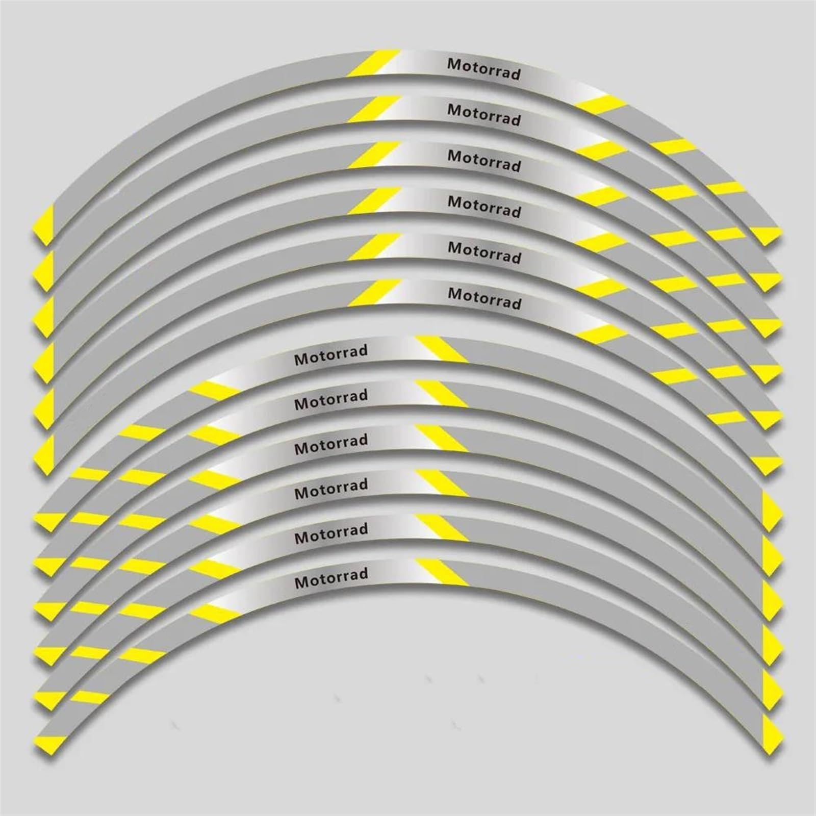 Stickers Motorcycle Reflective Rim Edge Stripes Wheel Stickers for NC750 NC750S NC750X NC 750 XS 750X 750S(Style 17)